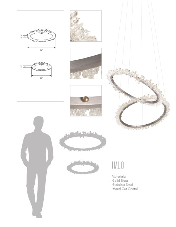 Halo Horizontal Chandelier